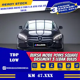 [Dp Murah]Mercedes-Benz C200 2.0 AVG Sedan AT 2016 Hitam