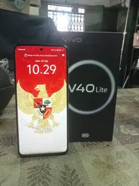 Jual vivo v40 lite 5G (8/256) komplit cas g ori no minus