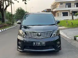 TERMURAH!!! ALPHARD S AUDIOLESS AT 2010 HITAM KM 164rb