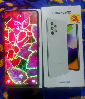 samsung A52 ram 8+8/256gb fullset