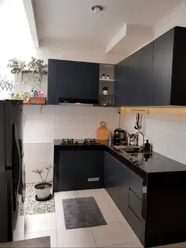 Custom Interior Kitchen Set, Backdrop TV, Lemari, Wardrobe