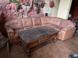 Borongan sofa dan meja bekas