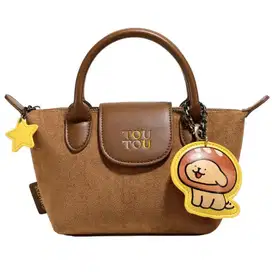 [New] Tou Tou Maltese Mini Suede Hand Bag
