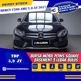 [Good Condition]Mercedes-Benz C200 2.0 AMG Line Sedan AT 2017 Hitam
