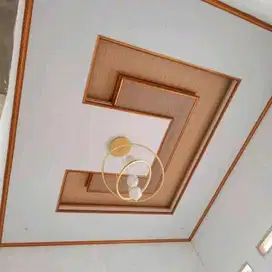 Jasa Tukang Pasang Plafon Partisi Wall Moulding Sekat PVC GRC Gypsum