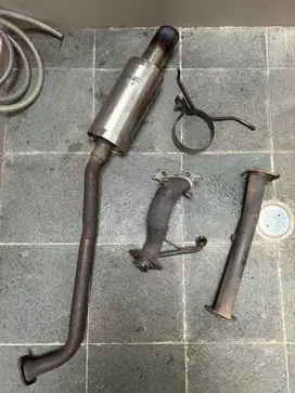 Knalpot dan downpipe hrv 1.5 ironcraft, frontpipe custom