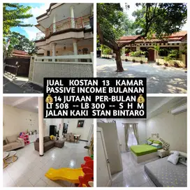 JUAL KOS KOST KOSAN 11 KAMAR PLUS RUMAH INDUK DI DEKAT STAN BINTARO