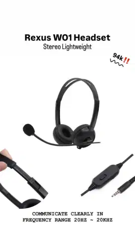 Headphone rexus W01