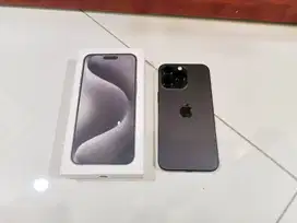 Iphone 15 Pro Max 256GB Black Titanium Fullset