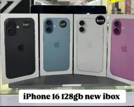 New Iphone 16 128 GB Resmi Ibox
