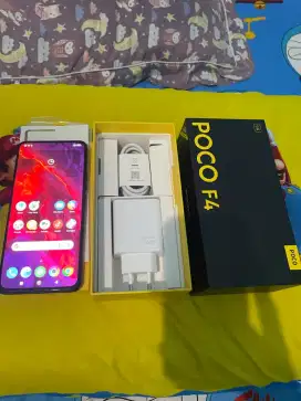 POCO F4 5G RAM 6/128GB warna Black Kondisi Second Like New Fullset