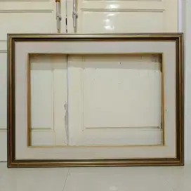 Bingkai Pigura Bingkai Foto Kayu Double Frame Ukuran 95x65 cm