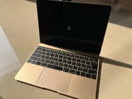 Macbook Apple Retina 12 Inch Mulus warna RoseGold Cantik
