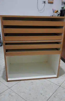 Rak drawer meja kantor/rumah 5 tingkat
