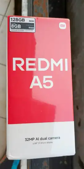 DIJUAL Redmi A5, internal 128 gb, Ram 4+4 gb, Kamera 32 mp. Ori. Nego