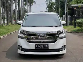 LOW KM! VELLFIRE G 2.5 AT 2017 PUTIH FULLSET