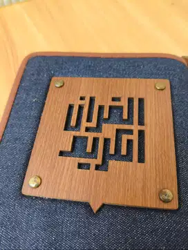 Sampul Al Quran Ar Rayyan Reguler Ukuran A6 Warna Denim
