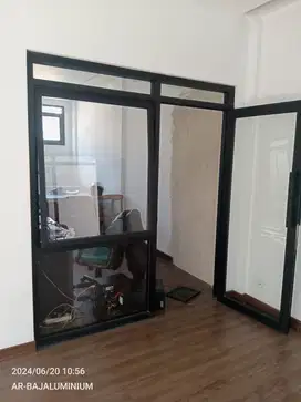 Pembuatan pintu jendela aluminium