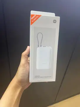 XIAOMI POWERBANK 10.000mAh INTEGRATED CABEL ICE BLUE BARU MSI