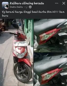 Motor Honda beat tahun 2011