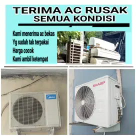 Terima ac bekas rusak
