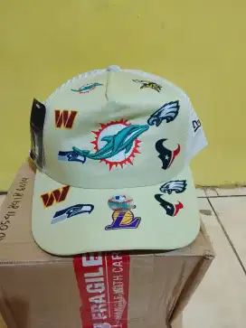 Topi NBA Many Patches Logo