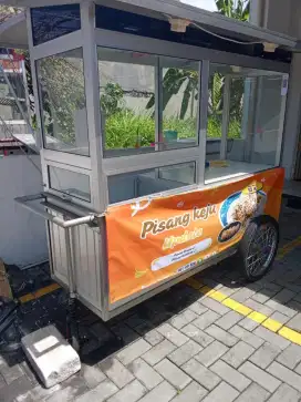 Jual Gerobak Jualan cocok utk Jualan Gorengan, Jajanan Kuliner dll