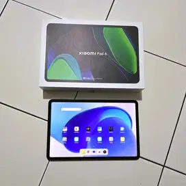 Tablet Xiaomi Pad 6 RAM 8/256 GB Bagus Mulus Normal Semua Mantap - Men