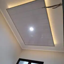 Sekat Plafon Partisi PVC GRC Gypsum Jasa Tukang Pasang Wall Moulding