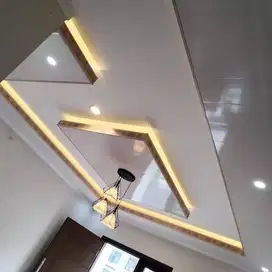 Partisi Jasa Tukang Pasang Wall Moulding Sekat Plafon PVC GRC Gypsum