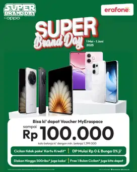 Super Brand Day Oppo ( erafone nmore perintis)