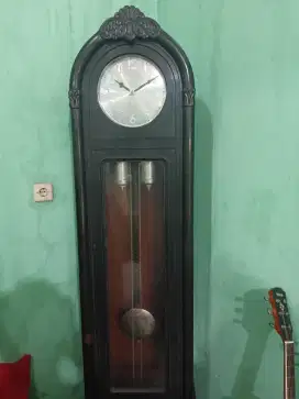 Jam Lonceng Kayu Jati