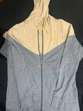 Hoodie Nike Kuning abu (L)