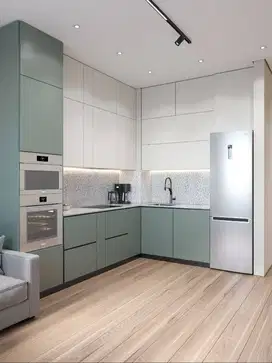 Custom Interior Kitchen Set, Backdrop TV, Lemari, Wardrobe