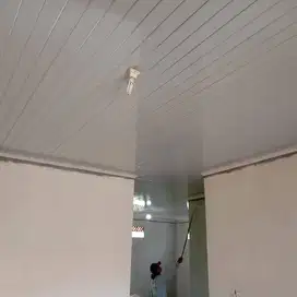 Sekat Plafon Partisi PVC GRC Gypsum Jasa Tukang Pasang Wall Moulding