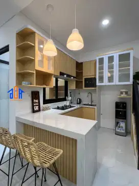 Rumah Furnished Skandinavia Modern Style Dekat.Pintu.Tol Limo Depok
