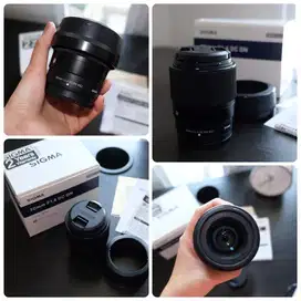 Sigma 30mm f1.4 for Fujifilm X-Mount Fullset, NO MINUS! Lensa fujifilm