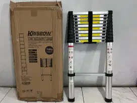 Tangga telescopik  merek krisbow 3.8meter baru gres