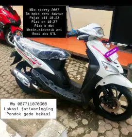 Yamaha mio sporty 2007 pajak off1