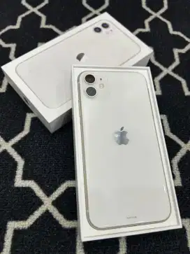 Iphone 11 128gb ibox putih orian, muluss.