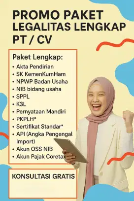 Perlengkapan Usaha CV Legal