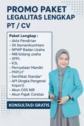 Perlengkapan Usaha CV Legal