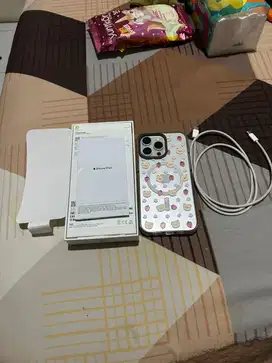 iphone 15 pro max 256gb silver ibox garansi on