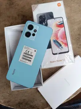 Redmi note 12 8/128gb lengkap mulus
