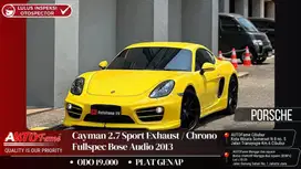 Porsche Cayman 2.7 Sport Exhaust / Chrono Fullspec Bose Audio 2013