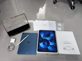 Apple Ipad Air 5, M1, 64Gb, WIFI, 10.9, Blue, Bonus Pen + flipcase