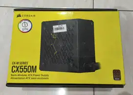 PSU Corsair CX550M Modular 80 plus, CX550 Watt Fullset Garansi DTG