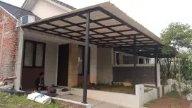 Kanopi besi hollow atap alderon