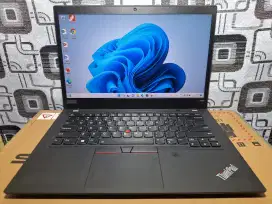 Laptop Lenovo Thinkpad T490S ram 16gb Core i5 layar FHD backlit key