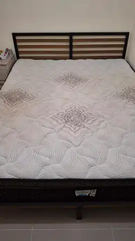 Kasur serenity impressa pocket spring latex uk 160 x 200 queen size